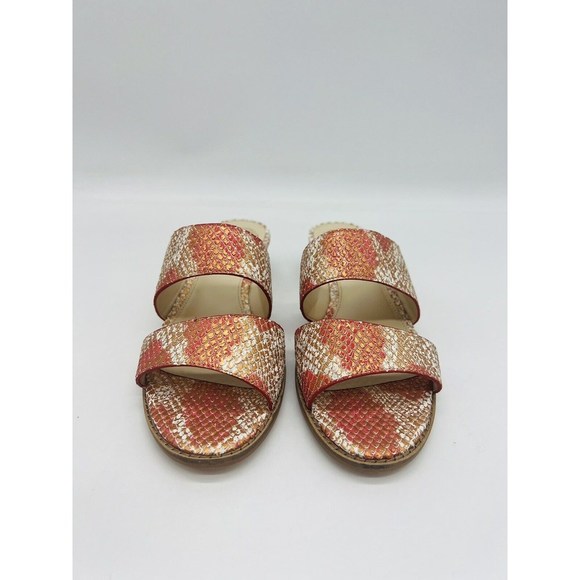 Vince Camuto WOMEN'S Relindie Demi-Wedge Slide Sandals - SUNSET SNAKE, US 7.5M - Picture 3 of 9
